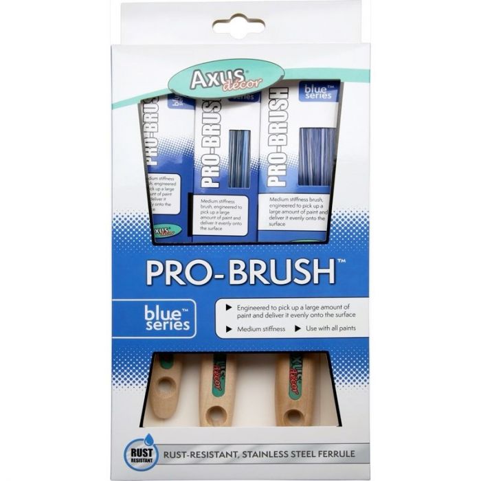 Axus Pro Blue Brush (3 Pack)