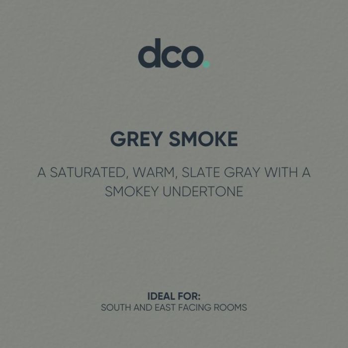Johnstones Trade Acrylic Durable Matt - Designer Colour Match Paint - Grey Smoke - 5L