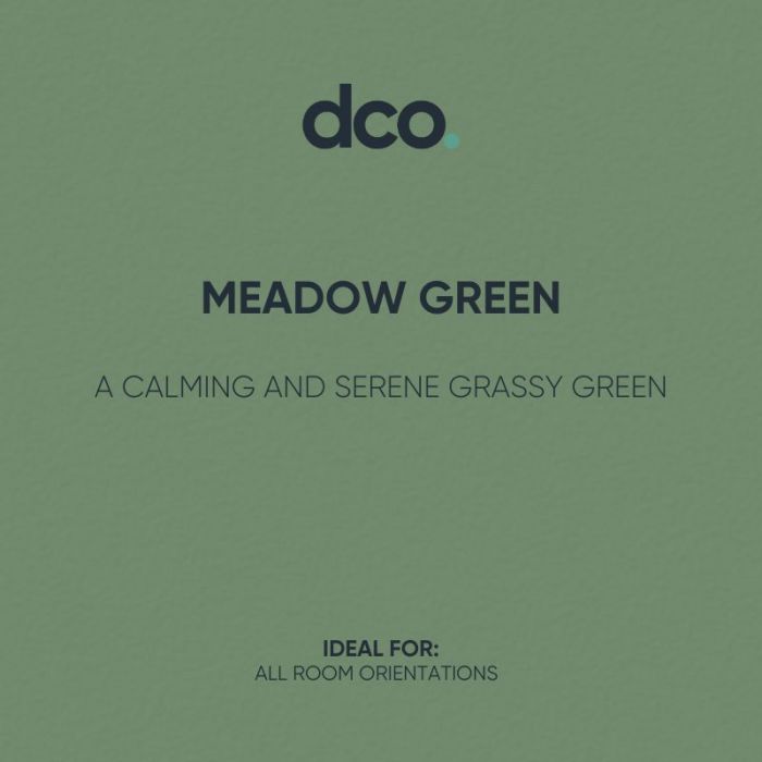 Dulux Hertiage Velvet Matt- Designer Colour Match Paint- Meadow Green - 2.5L