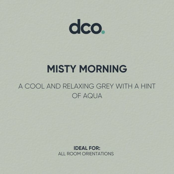 Farrow & Ball Estate Eggshell- Designer Colour Match Paint - Misty Morning - 750ml