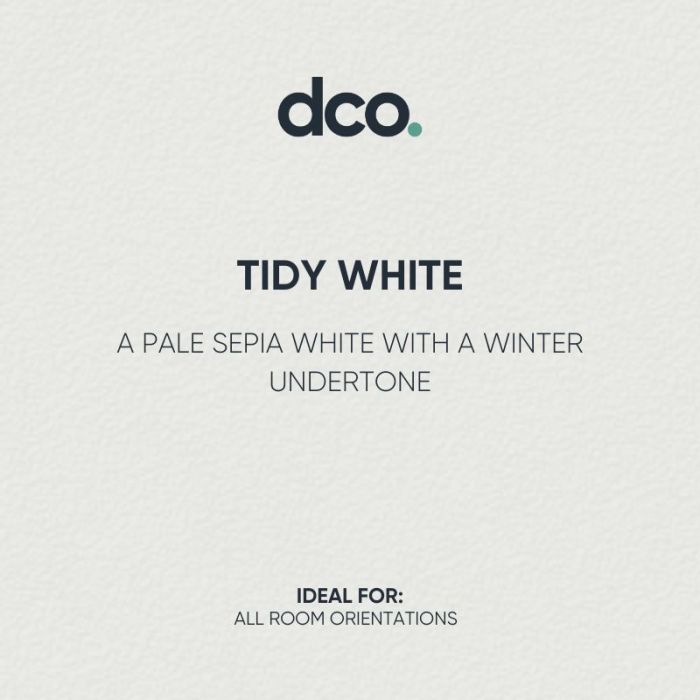 Dulux Trade Vinyl Matt Paint- Designer Colour Match Paint - Tidy White - 10L