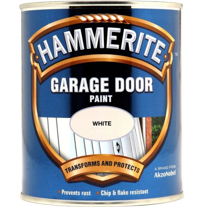 Hammerite Garage Door Paint - White 750ml
