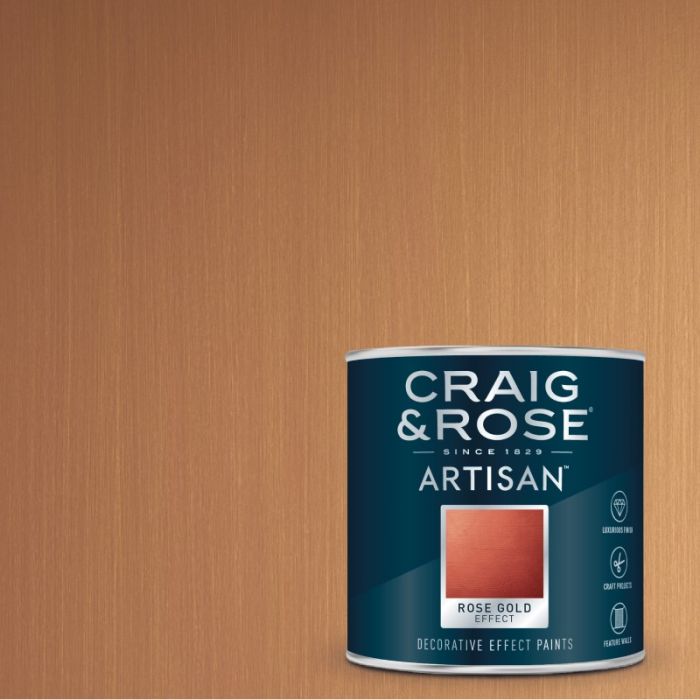 Craig & Rose Artisan Gold Effect Paint - Rose Gold
