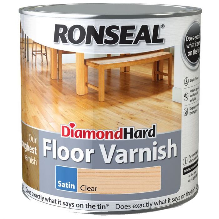 Ronseal Diamond Hard Floor Varnish - Clear