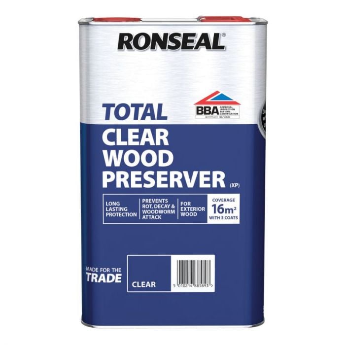 Ronseal Trade Total Wood Preserver - Clear