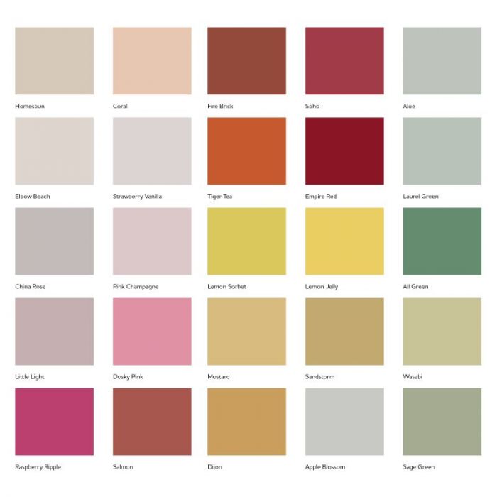 Rust Oleum Chalky Finish Wall Paint Decorating Centre - Rustoleum Chalky Finish Furniture Paint Colour Chart