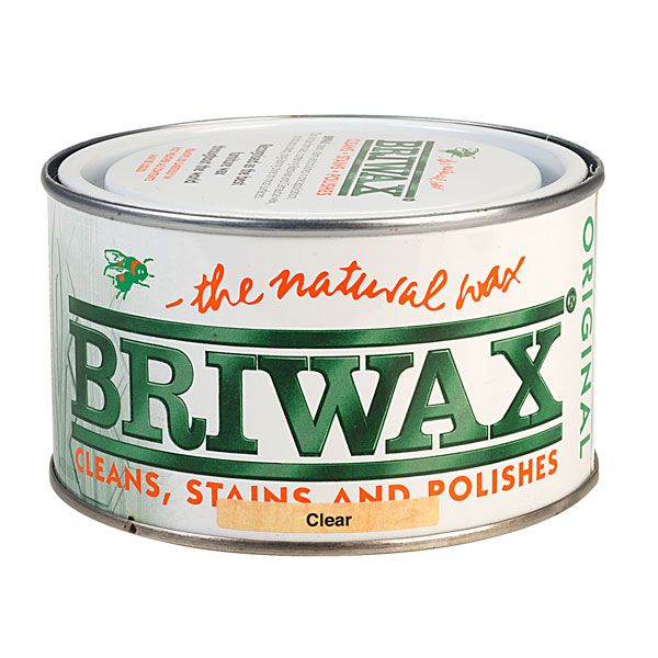 Briwax Cleaner, Stainer & Polisher Natural Wax - Clear - 400g