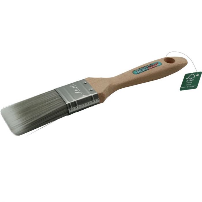 Axus Grey S-Finish Synthetic Bristle Paint Brush 1
