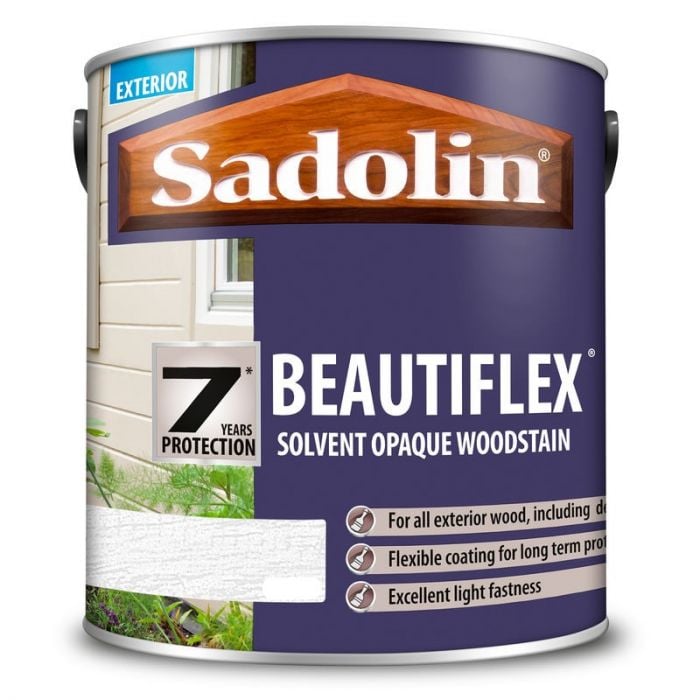 Sadolin Beautiflex Solvent Opaque Woodstain - Tinted Colour Match