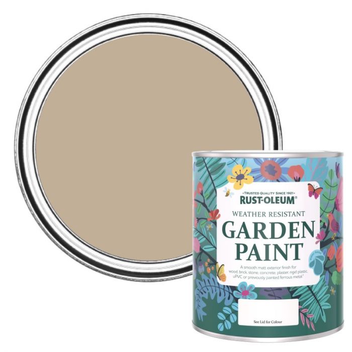 Rust-Oleum Chalky Finish Garden Paint - Salted Caramel 750ml