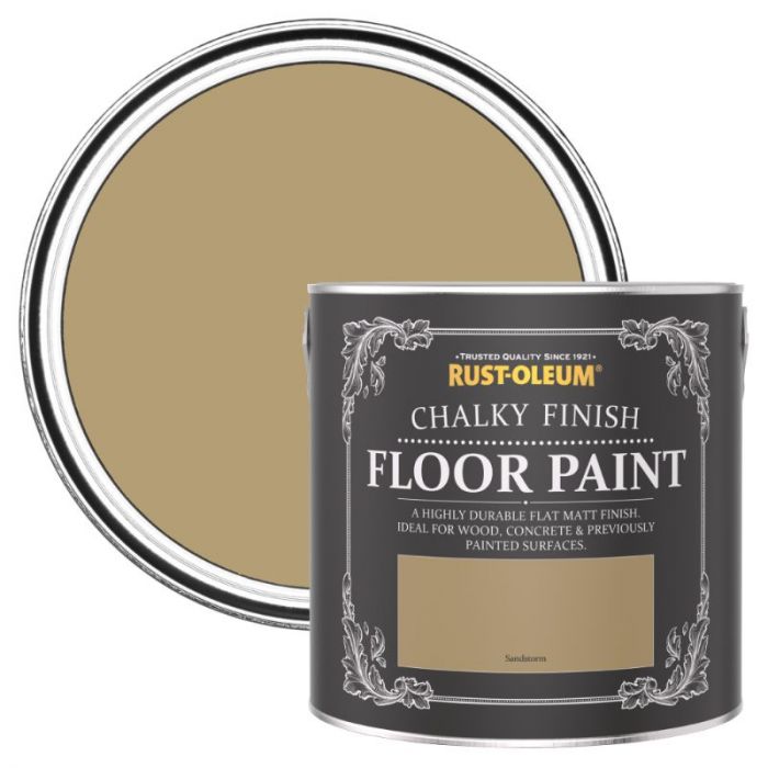 Rust-Oleum Chalky Finish Floor Paint Sandstorm 2.5L