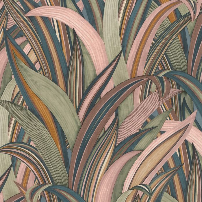 Pink  Green Tropical Trees Wallpaper  lifencolors