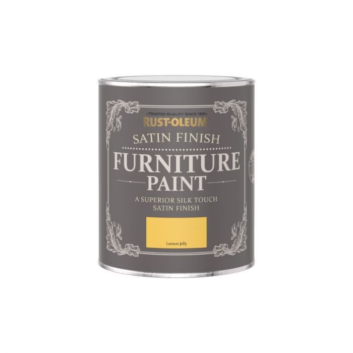 Rust-Oleum Satin Furniture Paint Lemon Jelly 750ml