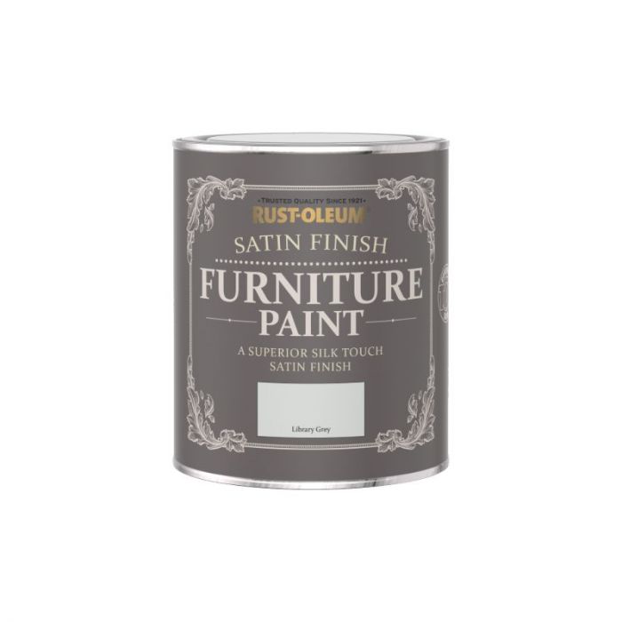 Rust-Oleum Satin Furniture Paint Library Grey 750ml