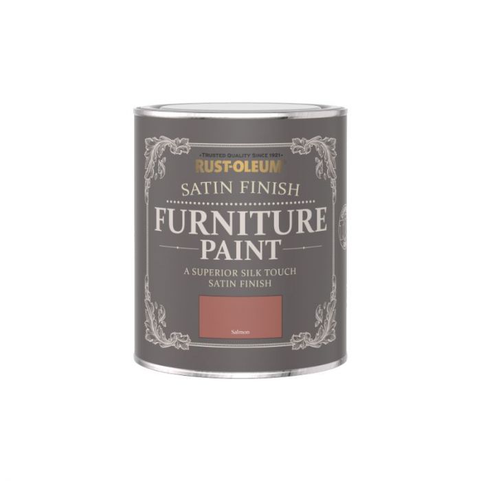 Rust-Oleum Satin Furniture Paint Salmon 750ml