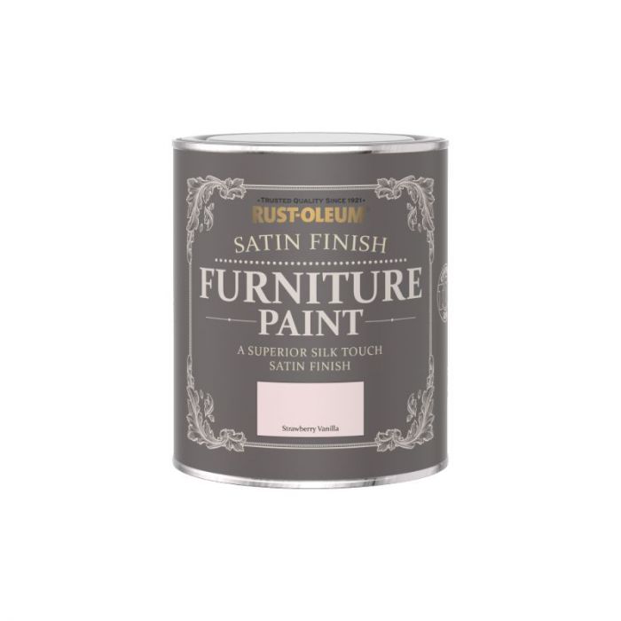 Rust-Oleum Satin Furniture Paint Strawberry Vanilla 750ml
