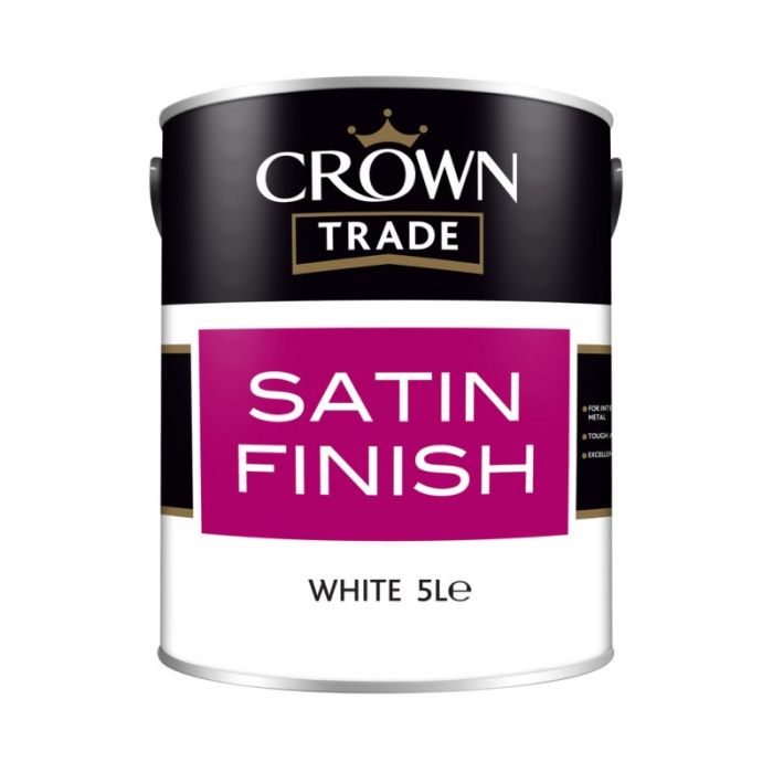 Crown Trade Satin - White