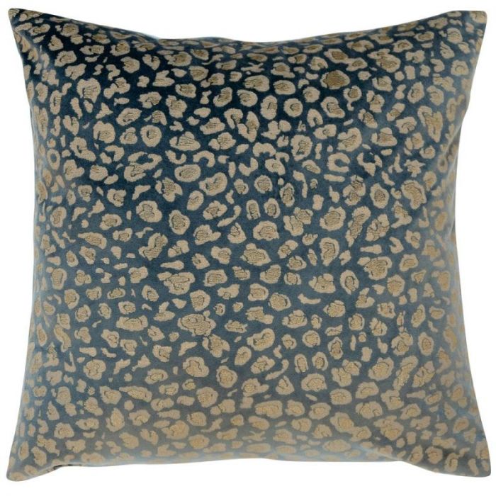 Malini Botswana Leopard Print Velvet Cushion 