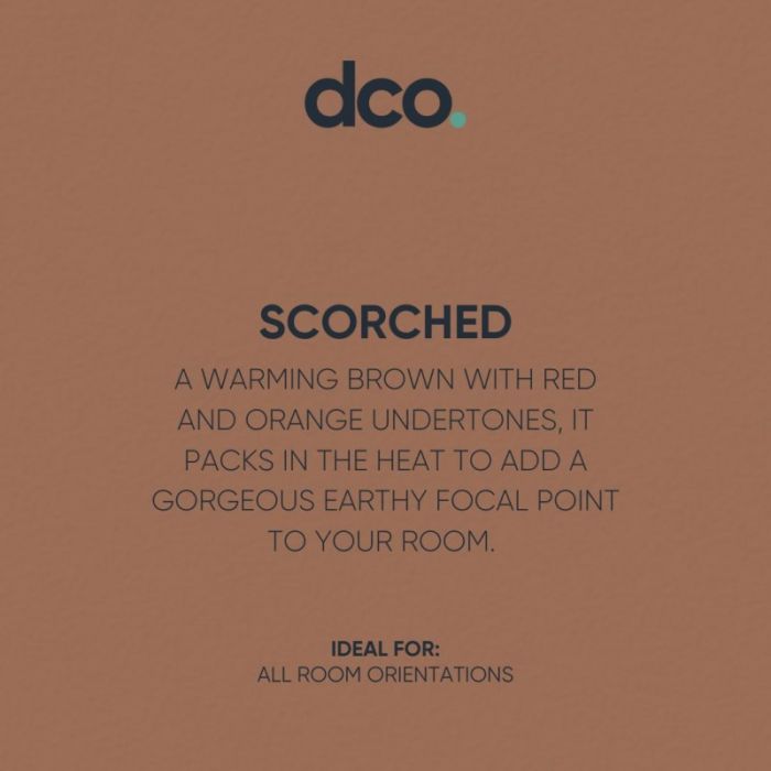 DCO Colour of the Year 2023 - Scorched