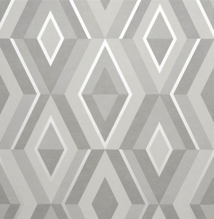Shard Geometric Wallpaper Grey