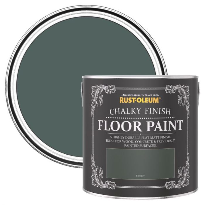 Rust-Oleum Chalky Finish Floor Paint Serenity 2.5L