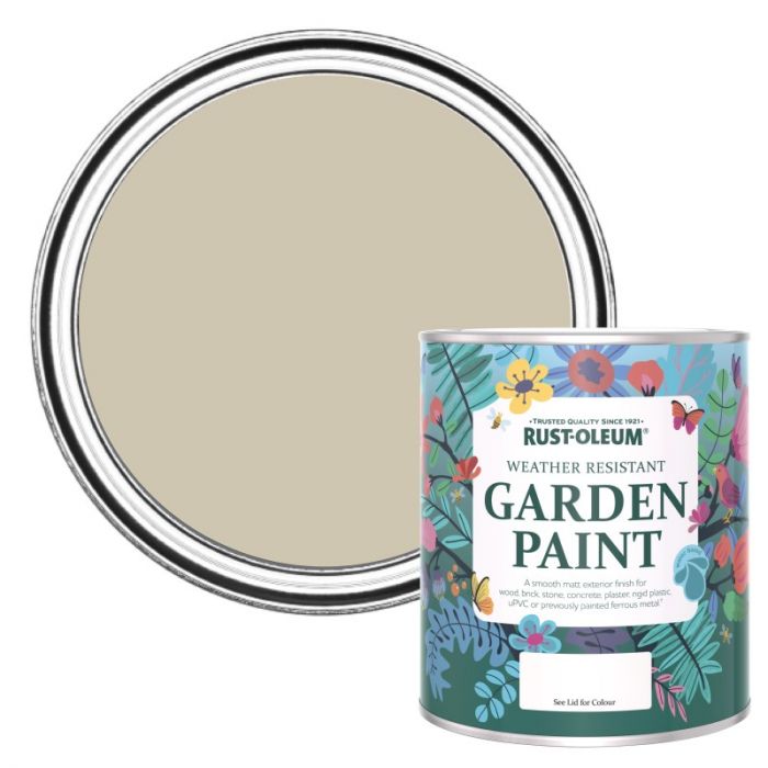 Rust-Oleum Chalky Finish Garden Paint - Silver Sage 750ml
