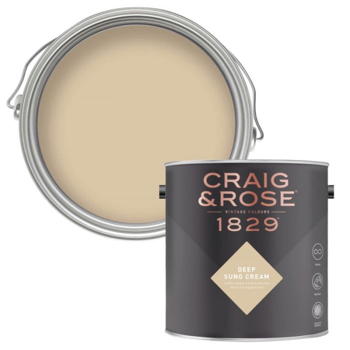 Craig & Rose 1829 Paint - Deep Sung Cream
