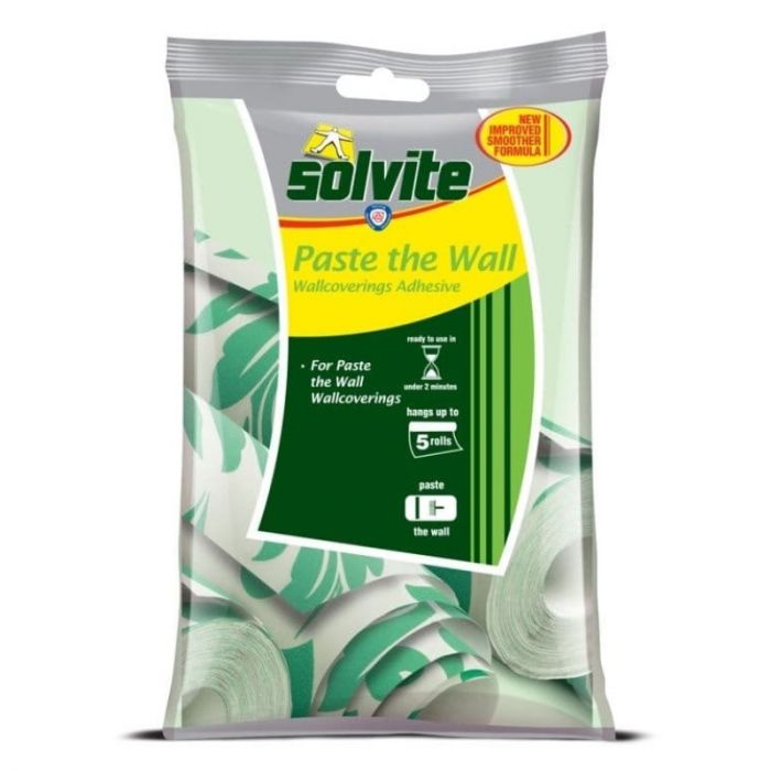 Solvite Paste the Wall Wallpaper Adhesive (5 Roll Packet)