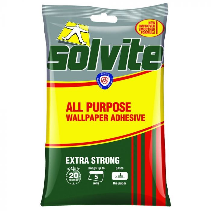 Solvite Extra Strong All Purpose Wallpaper Adhesive (4.5 Rolls)