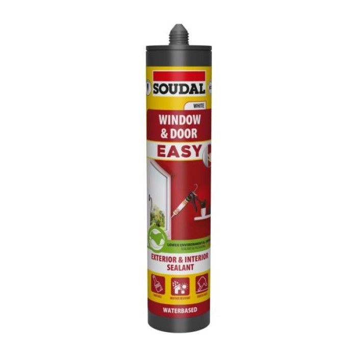 Soudal Window & Door Easy Sealant - White - 290ml