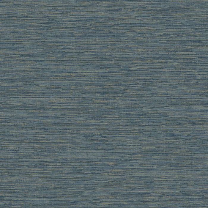 Grasscloth Textured Striped Weave Wallpaper - Teal