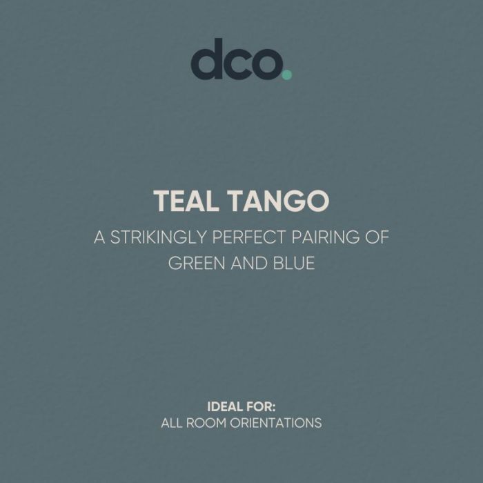 DCO Colour of the Year 2022 - Teal Tango