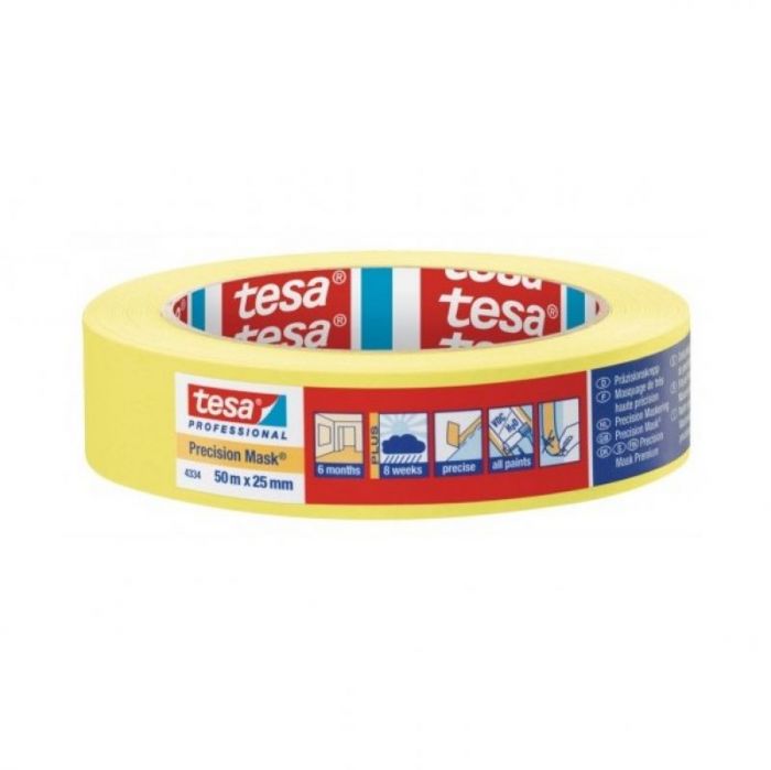 Tesa Yellow 4334 Precision Masking Tape