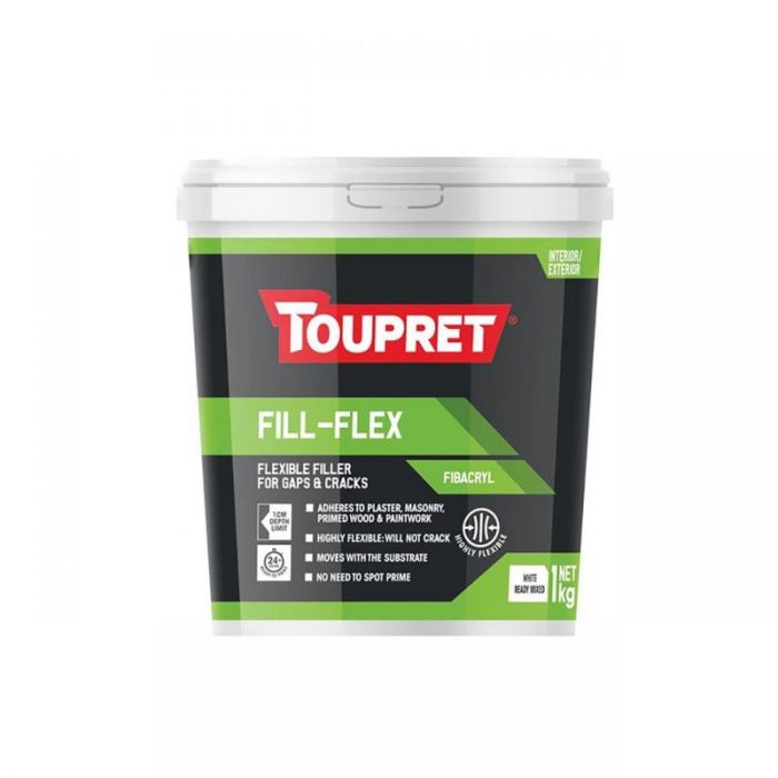 Toupret Fill-Flex Fibacryl Exterior Flexible Filler (Ready to Use)