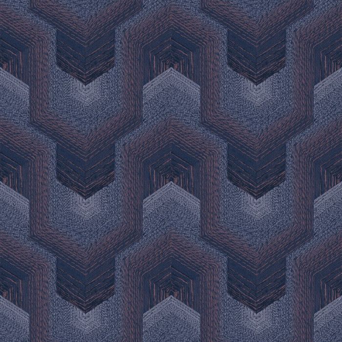 Polygonal Dream Geometric Wallpaper - Purple 