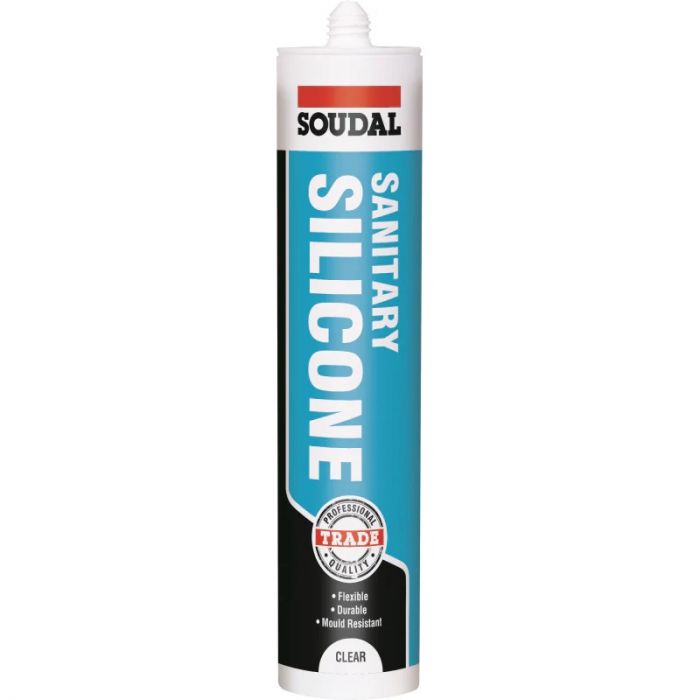 Soudal Sanitary Silicone - Clear 290ml