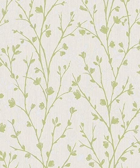 Twiggy Floral Wallpaper