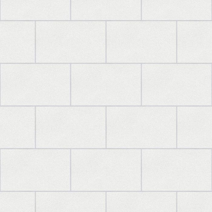 London Tile Glitter Wallpaper White