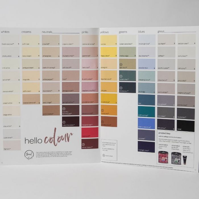 Crown Paint Colour Chart | Crown Trade | Decorating Centre Online