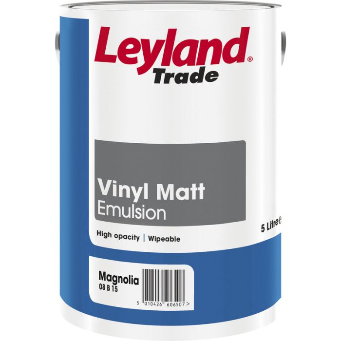 Leyland Trade Vinyl Matt - Magnolia 5L