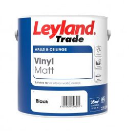 Leyland Trade Vinyl Matt Black 2.5L