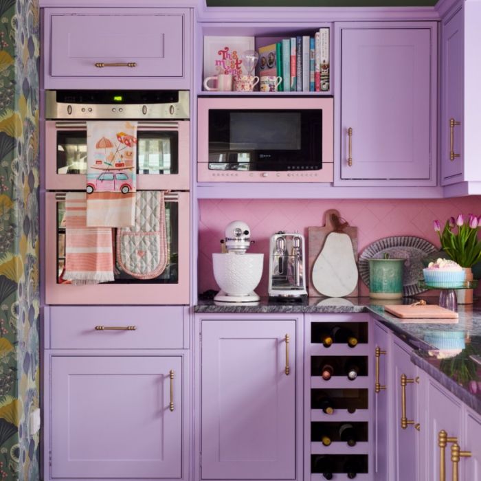 Rust-Oleum Matt Kitchen Cupboard Paint - Violet Macaroon 750ml