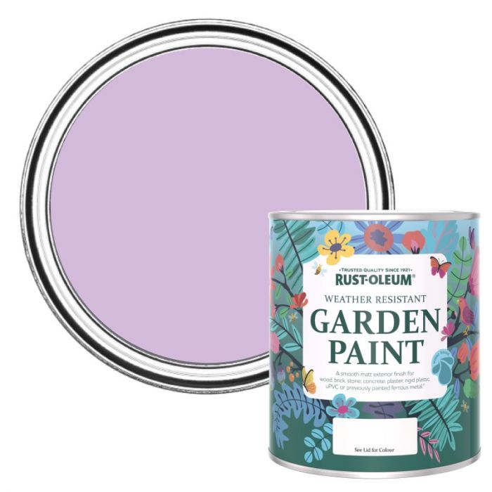 Rust-Oleum Chalky Finish Garden Paint - Violet Macaroon 750ml