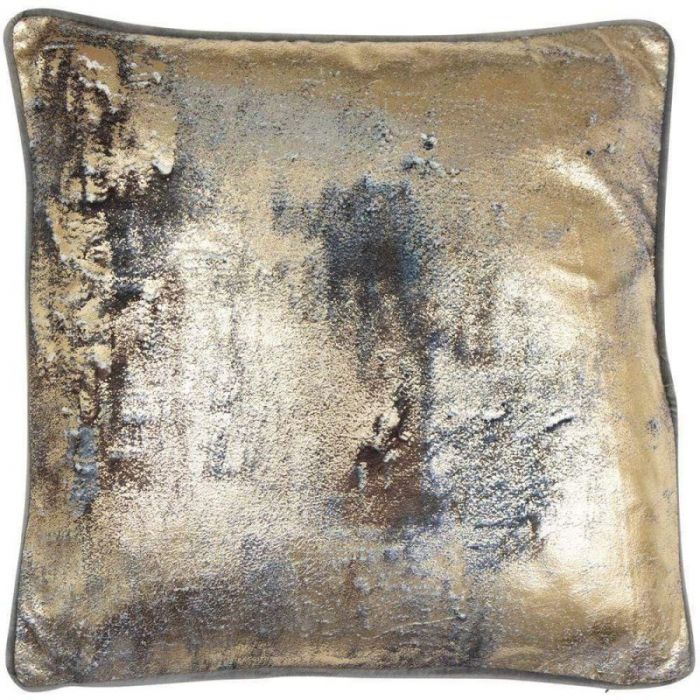 Malini Volcano Metallic Gold Cushion