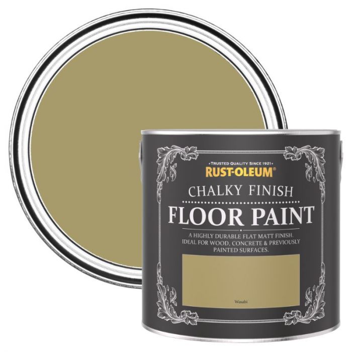 Rust-Oleum Chalky Finish Floor Paint Wasabi 2.5L