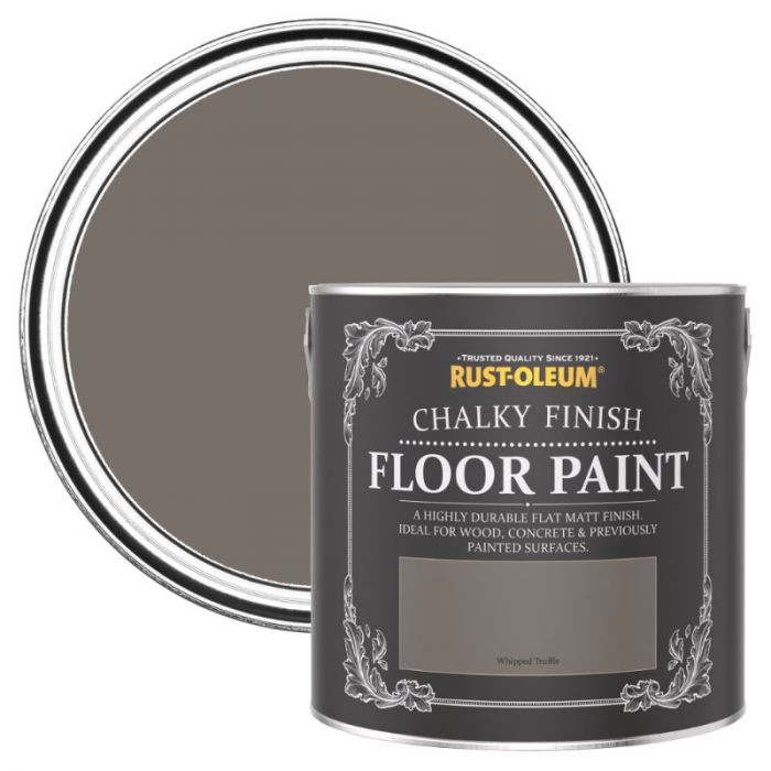 Rust-Oleum Chalky Finish Floor Paint Whipped Truffle 2.5L