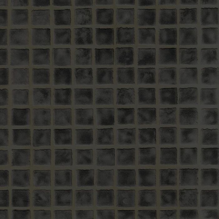 Ceramic Mosaic Tile Wallpaper Black