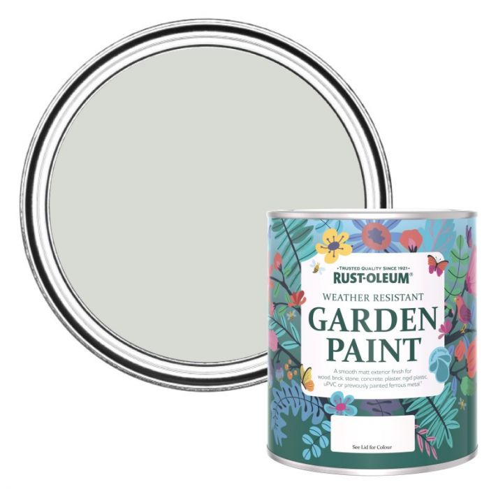 Rust-Oleum Chalky Finish Garden Paint - Winter Grey 750ml