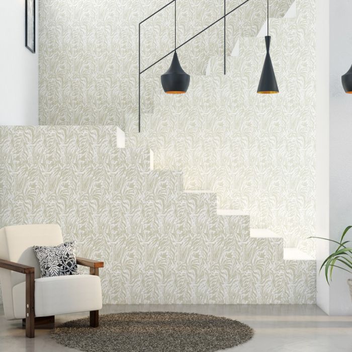 Ohpopsi Zebra Wallpaper Linen 