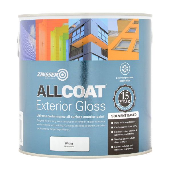 Zinsser AllCoat Exterior Gloss (Solvent-Based) - Colour Match